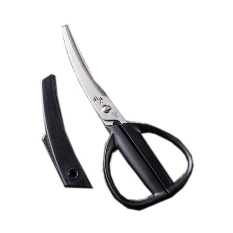 貝印 204866 関孫六 コンパクトカーブキッチン鋏キャップ付き #000DH3347 1個（ご注文単位1個）【直送品】