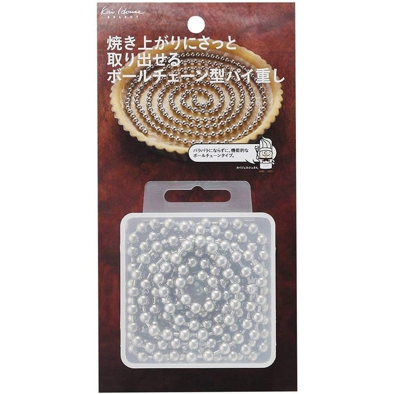 貝印 2040421 ボールチェーン型 パイ生地重し #000DL6392 1個(ご注文単位1個)【直送品】