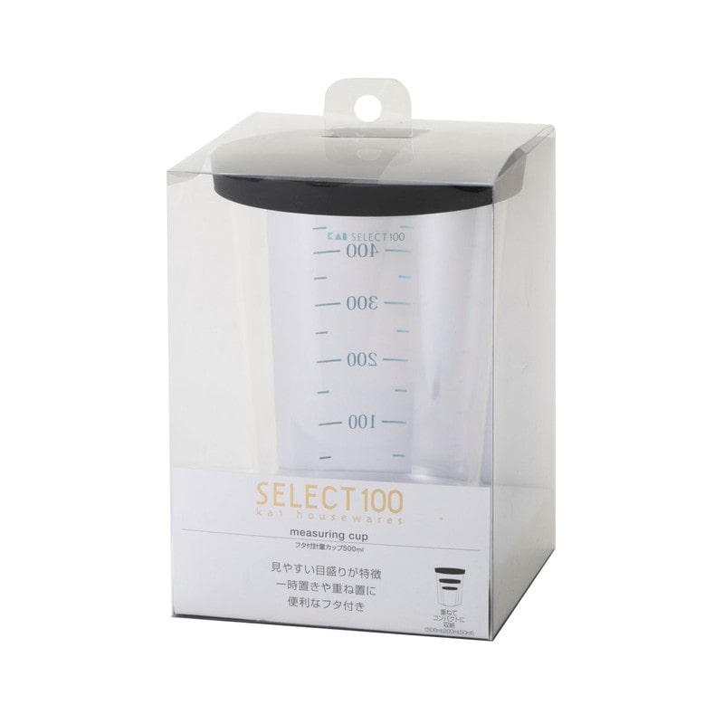 貝印 2040941 DH3126セレクト100フタ計量カップ500ml 1個（ご注文単位1個）【直送品】
