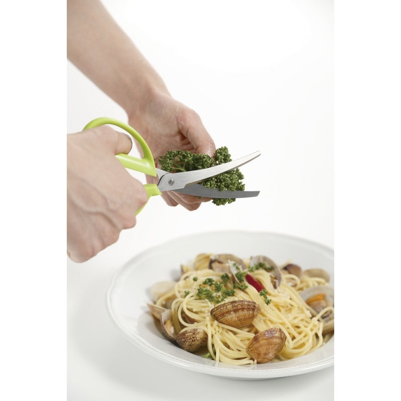 貝印 2041117 KK カーブキッチンバサミキャップ付きグリーン DH8003 1個（ご注文単位1個）【直送品】