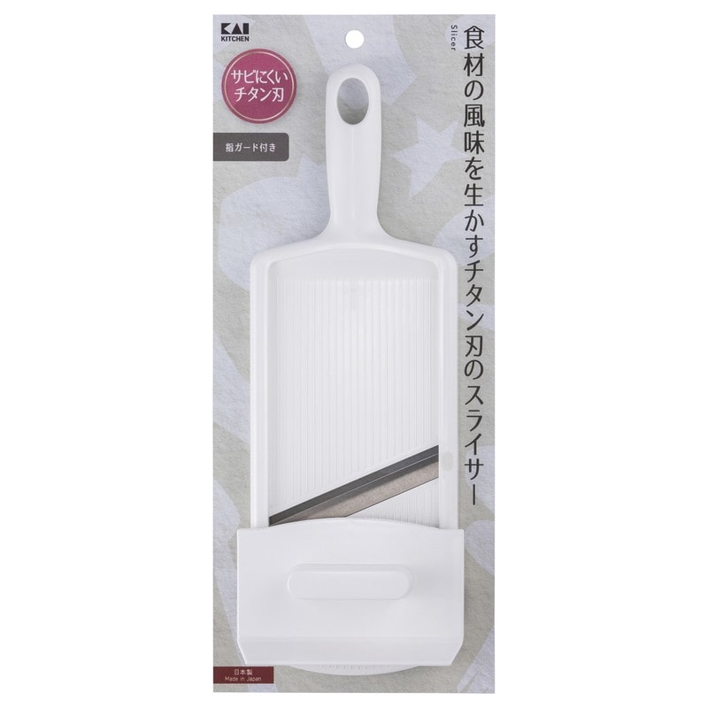 貝印 2041136 KK チタンスライサー指ガード付き DH8022 1個(ご注文単位1個)【直送品】