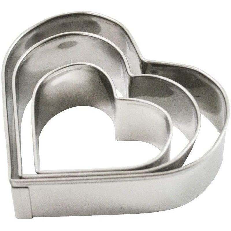 貝印 2040316 クッキー抜型 3個セット ハート #000DL6192 1個（ご注文単位1個）【直送品】