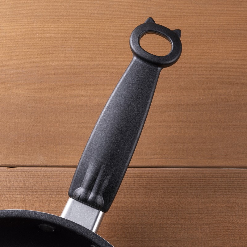 貝印 2040984 ねこのフライパン 20cm IH対応 ウォームGR #DW5662 1個（ご注文単位1個）【直送品】