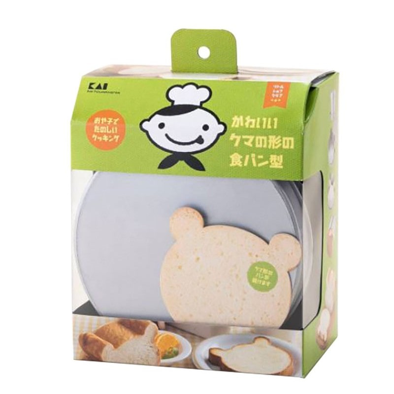貝印 2040451 リトル・シェフクラブ 食パン型 クマ #000DL7221 1個（ご注文単位1個）【直送品】