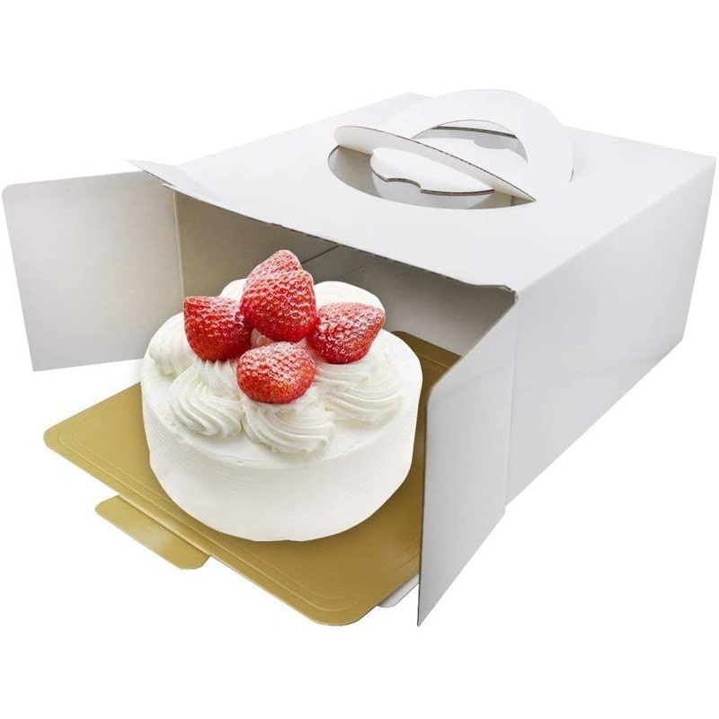 貝印 2040395 ケーキボックス 21cm 白 #000DL6343 1個(ご注文単位1個)【直送品】