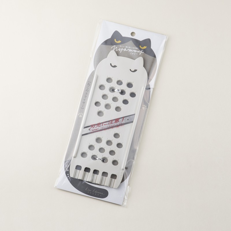 貝印 2040987 Nyammy ねこスライサーウォームグレー #DH2735 1個(ご注文単位1個)【直送品】