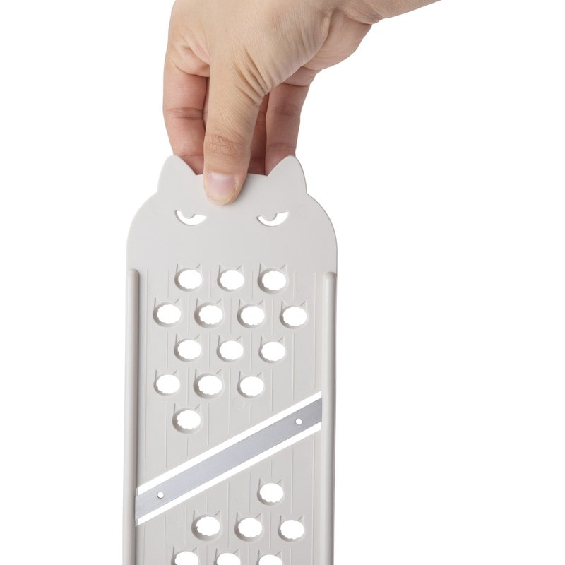 貝印 2040987 Nyammy ねこスライサーウォームグレー #DH2735 1個(ご注文単位1個)【直送品】