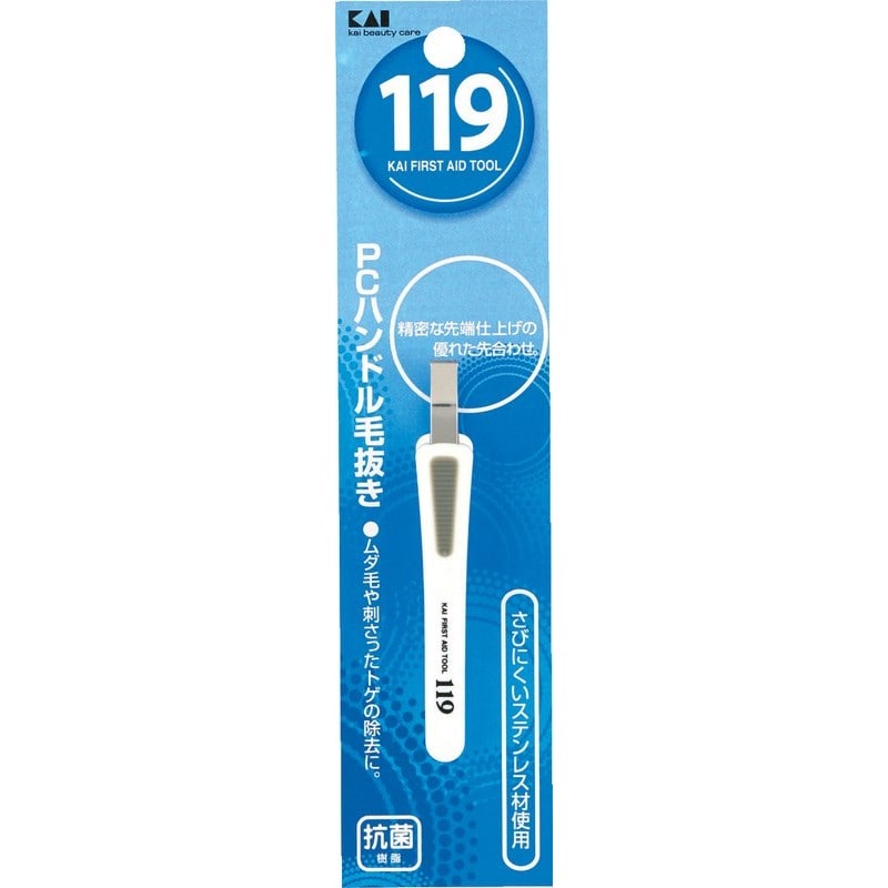 貝印 2040891 119 PCハンドル毛抜き #000KF1016 1個（ご注文単位1個）【直送品】