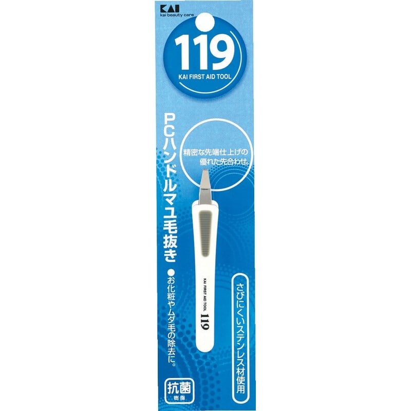 貝印 2040892 119PCハンドルマユ毛抜き#000KF1017 1個（ご注文単位1個）【直送品】