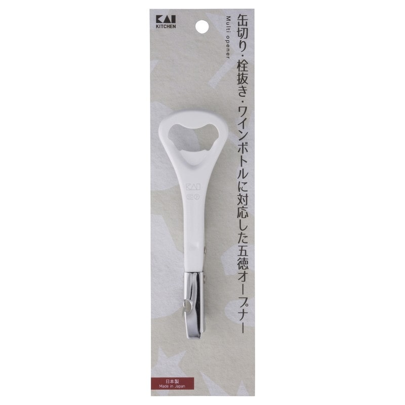 貝印 2041251 KK 五徳オープナー DH8137 1個(ご注文単位1個)【直送品】