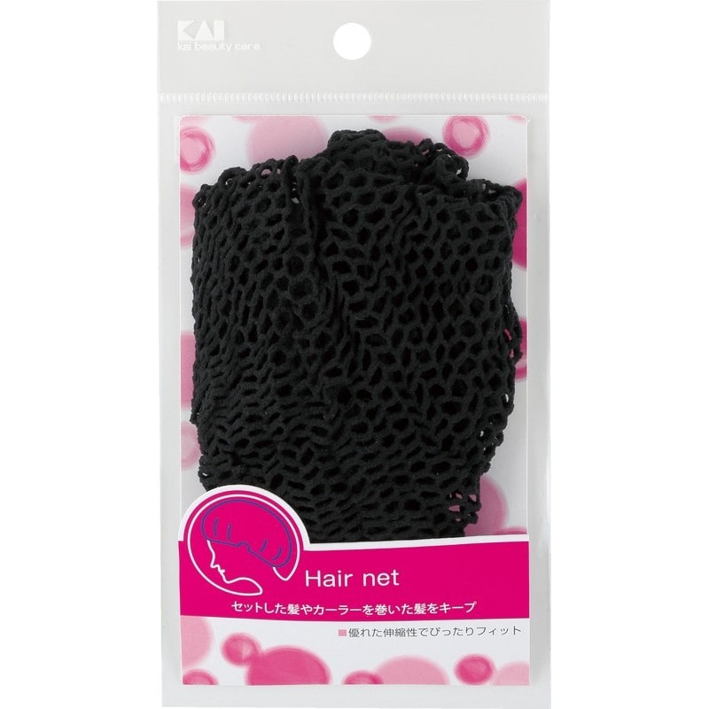 貝印 2040551 SS ヘアネット ブラック #000HL0162 1個（ご注文単位1個）【直送品】
