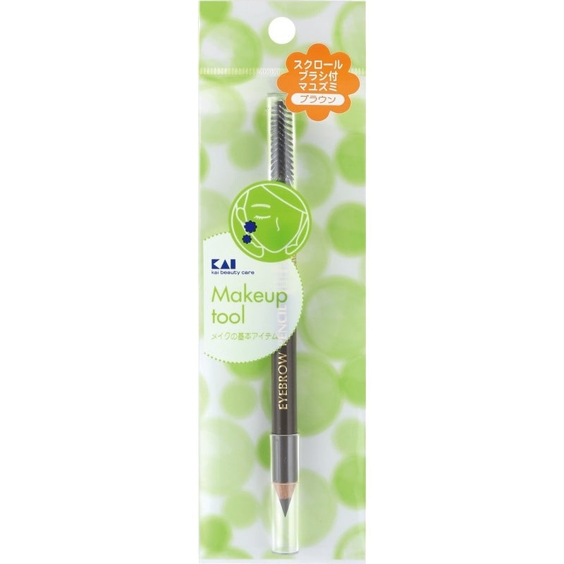 貝印 2040596 スクロールブラシ付マユズミBR#000HL0309 1個（ご注文単位1個）【直送品】