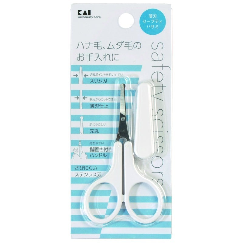 貝印 2040664 薄刃セーフティハサミ #000KQ3105 1個（ご注文単位1個）【直送品】