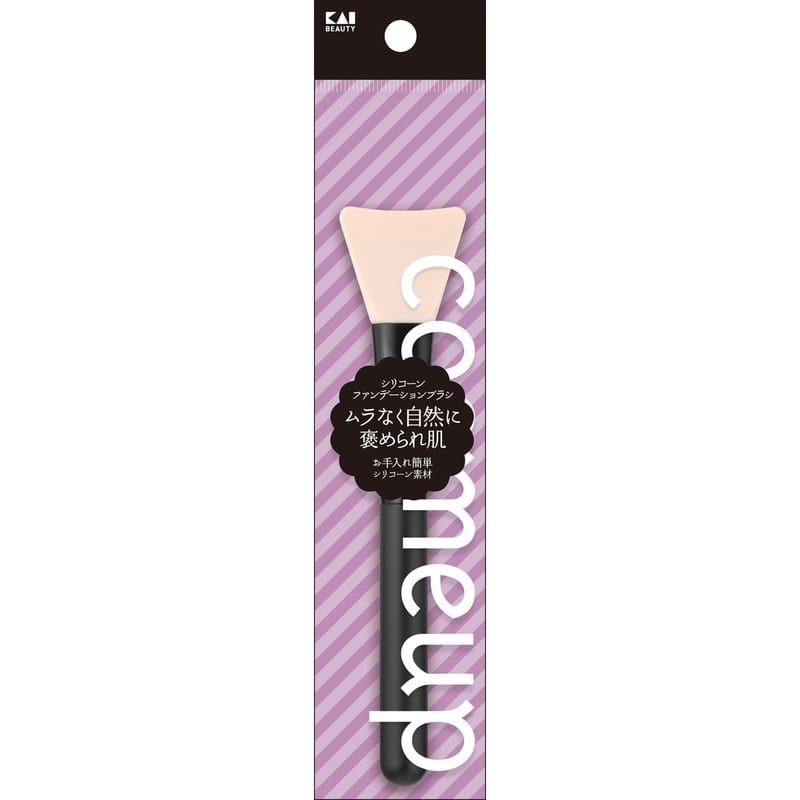 貝印 2041024 cosmeup シリコーンファンデーションブラシ #HC3763 1個（ご注文単位1個）【直送品】