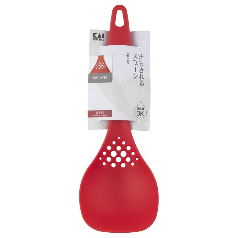 貝印 2041274 KK 汁もきれるスプーン DH8161 1個（ご注文単位1個）【直送品】