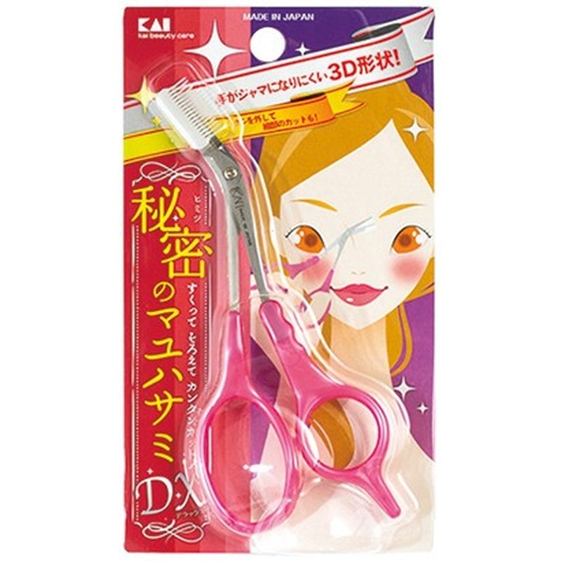 貝印 2040657 クシ付きマユハサミDX PK #000KQ3031 1個（ご注文単位1個）【直送品】