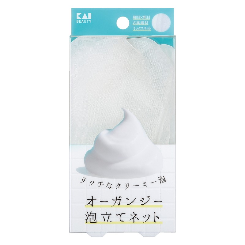 貝印 2041019 オーガンジー泡立てネット #KQ3168 1個(ご注文単位1個)【直送品】