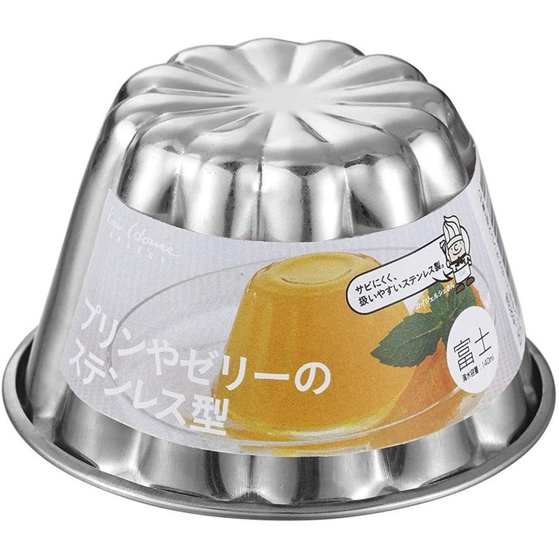 貝印 2040325 プリン・ゼリーステンレス型 富士 #000DL6238 1個（ご注文単位1個）【直送品】