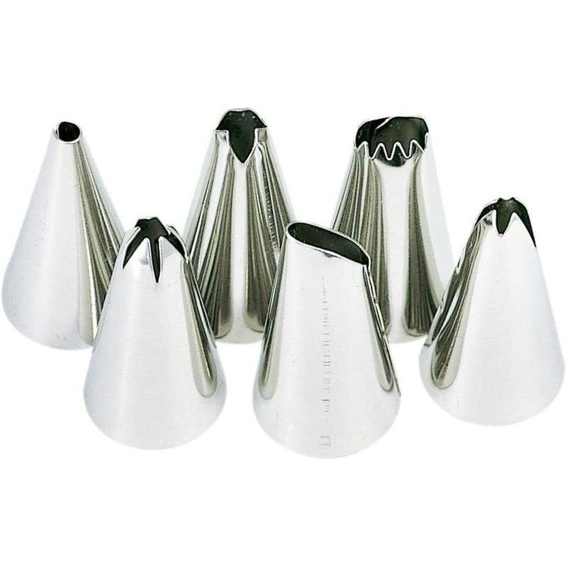 貝印 2040388 デコレーションのための口金 6個セット #000DL6322 1個（ご注文単位1個）【直送品】