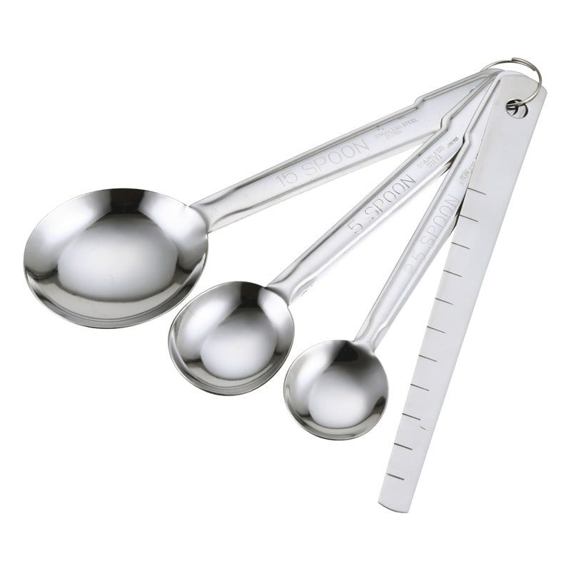 貝印 2041235 KK ステンレス計量スプーンセット薄型ヘラ付き DH8121 1個(ご注文単位1個)【直送品】