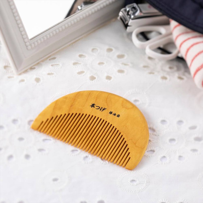 貝印 2040501 つげ櫛 半月形 #000KQ3136 1個(ご注文単位1個)【直送品】