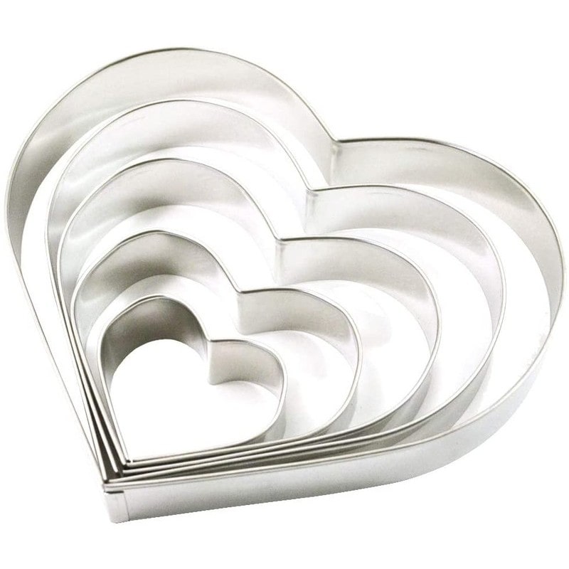 貝印 2040315 クッキー抜型 5個セット ハート #000DL6191 1個（ご注文単位1個）【直送品】