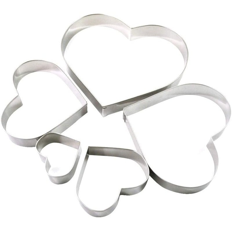 貝印 2040315 クッキー抜型 5個セット ハート #000DL6191 1個(ご注文単位1個)【直送品】