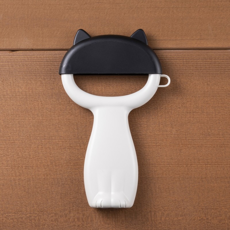 貝印 2040988 ぼうし型カバー付き ねこのピーラー ウォームGR #DH2736 1個(ご注文単位1個)【直送品】