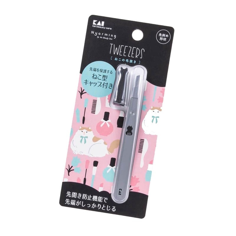 貝印 2040487 Nyarming ねこの毛抜き #000HC2203 1個（ご注文単位1個）【直送品】