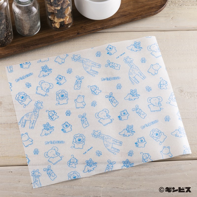 貝印 2041007 ワックスペーパー たべっ子どうぶつブルー #DL8107 1個(ご注文単位1個)【直送品】