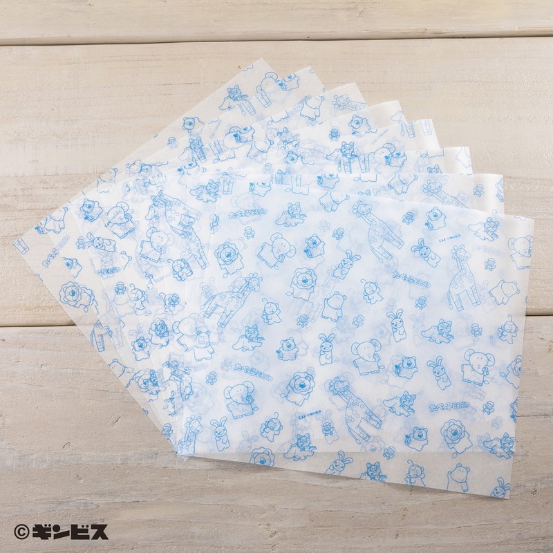 貝印 2041007 ワックスペーパー たべっ子どうぶつブルー #DL8107 1個(ご注文単位1個)【直送品】