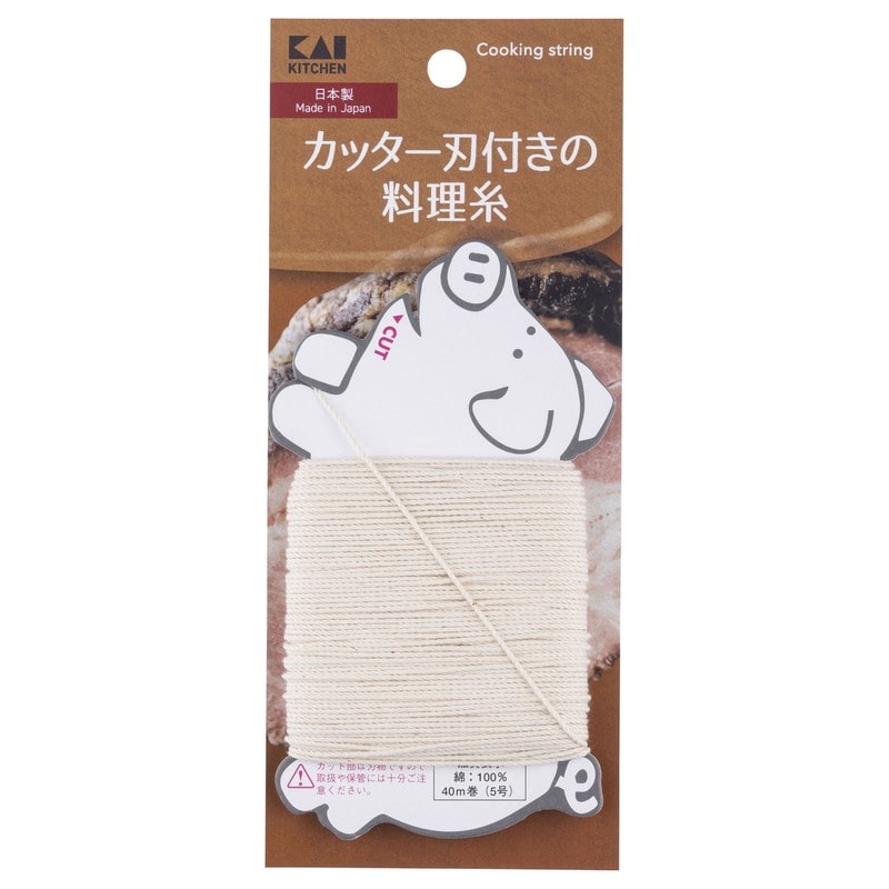 貝印 2041319 KK 料理糸5号40m巻 DH8206 1個(ご注文単位1個)【直送品】