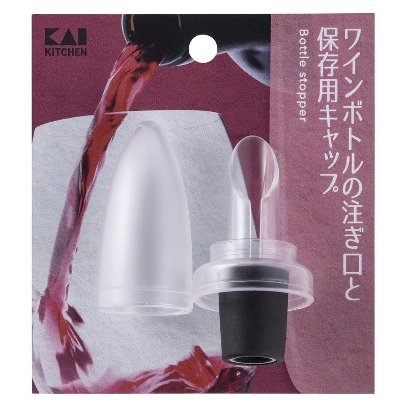 貝印 2041326 KK ワインキャップクリア DH8214 1個（ご注文単位1個）【直送品】