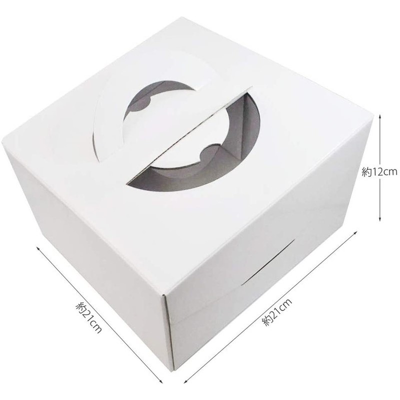 貝印 2040393 ケーキボックス 15cm 白 #000DL6341 1個(ご注文単位1個)【直送品】
