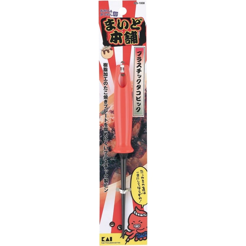 貝印 2041567 まいど本舗 プラスチックタコヤキピック 000DS1008 1個（ご注文単位1個）【直送品】