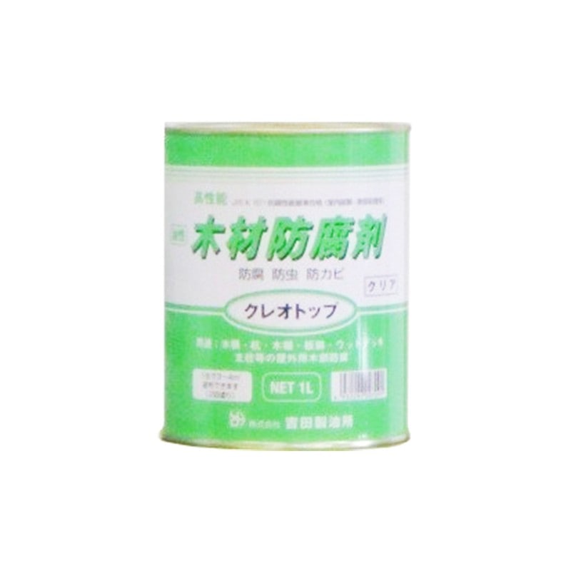 吉田製油所 9009782 クレオトップ クリア 1L #00277670400000 1個（ご注文単位1個）【直送品】