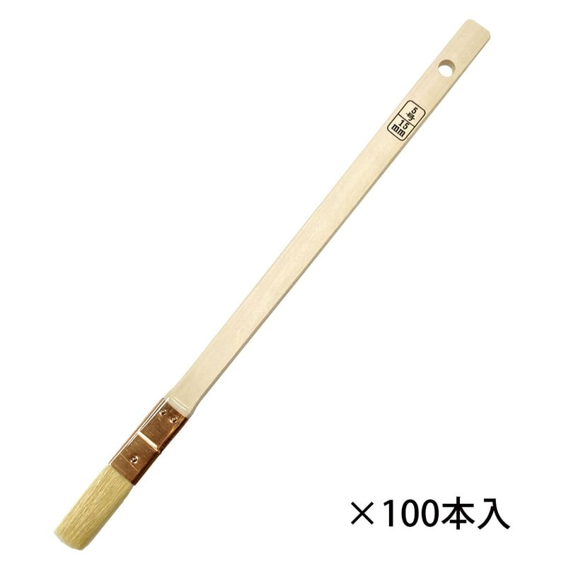 好川産業 9041138 白毛 無印 目地刷毛 5号 100本入 #116258 1個（ご注文単位1個）【直送品】