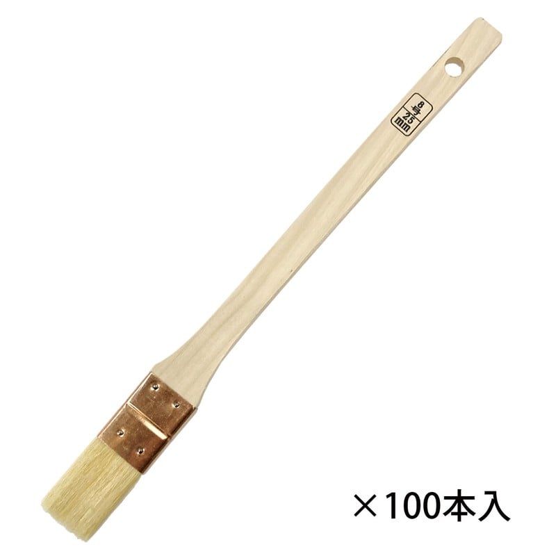 好川産業 9041139 白毛 無印 目地刷毛 8号 100本入 #116265 1個（ご注文単位1個）【直送品】