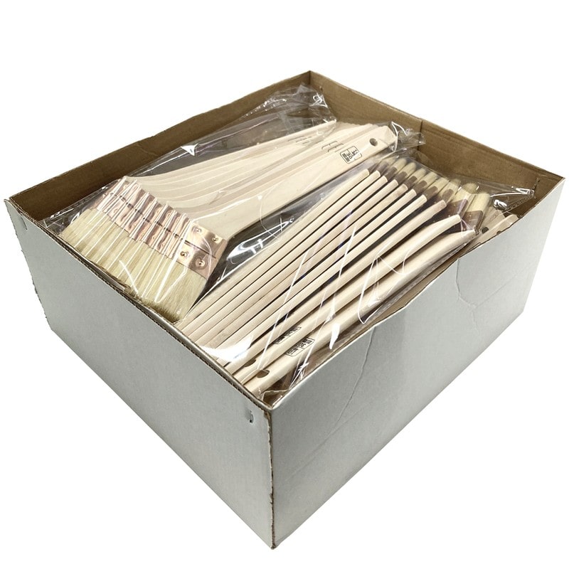 好川産業 9041144 白毛 無印 目地刷毛筋違 10号 100本入 #116364 1個（ご注文単位1個）【直送品】