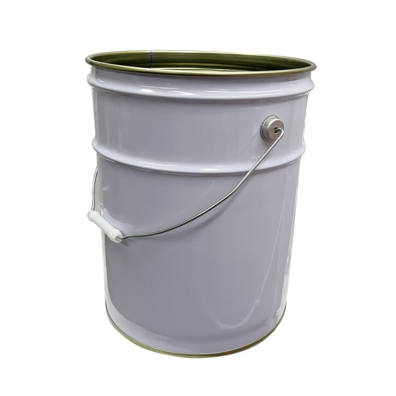 好川産業 9034772 20Lペール缶 本体 白 #256190 1個（ご注文単位1個）【直送品】