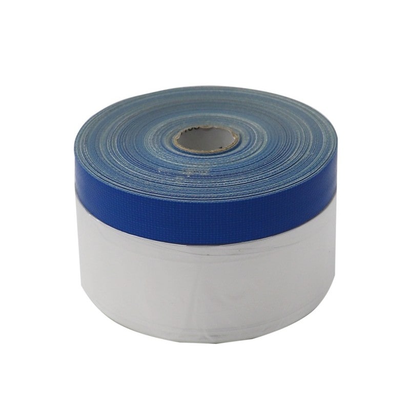 好川産業 9033963 布ポリマスカー 青 1100mm×25m #254165 1個（ご注文単位1個）【直送品】