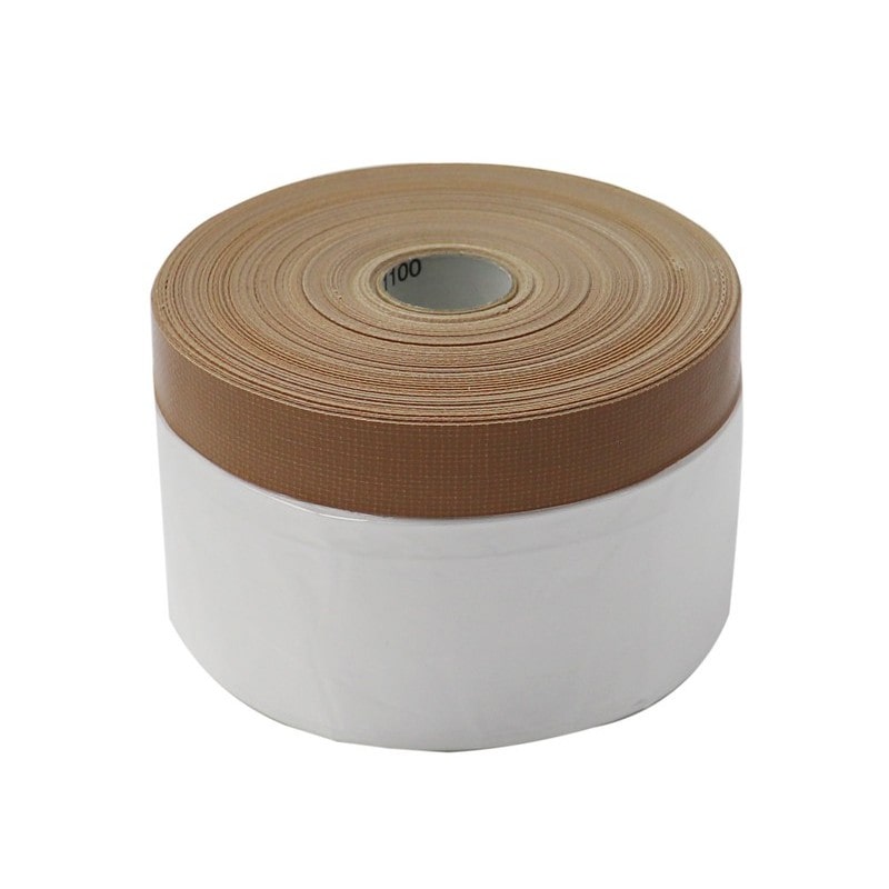 好川産業 9033964 布ポリマスカー 茶 1100mm×25m #254172 1個（ご注文単位1個）【直送品】