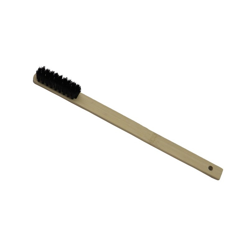 好川産業 9033984 竹ブラシ 豚毛上4行 機械植 直型 #41041 1個（ご注文単位1個）【直送品】