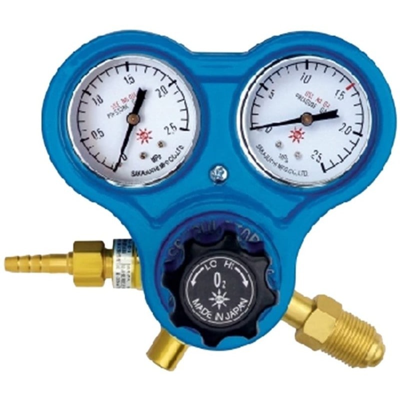 阪口製作所 4352147 阪口 SG-3 酸素メーター逆火防止付 1個（ご注文単位1個）【直送品】