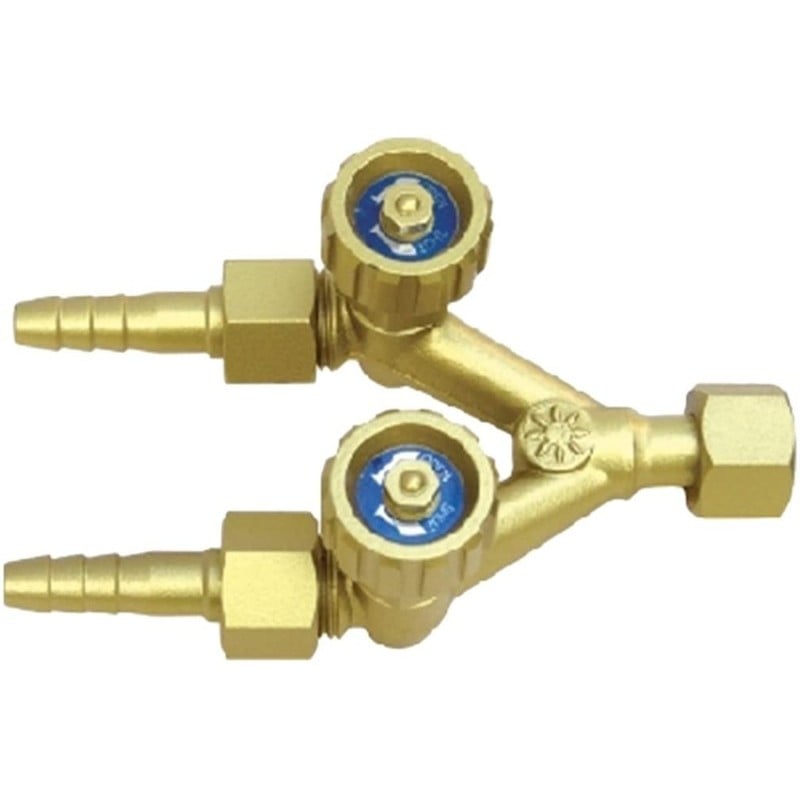 阪口製作所 4352151 阪口 YB-1 二又バルブ酸素用 1個（ご注文単位1個）【直送品】