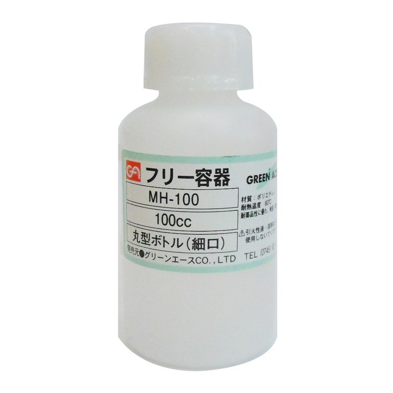 三共コーポレーション 4341921 丸型ボトル細口 100mL #526695 1個(ご注文単位1個)【直送品】