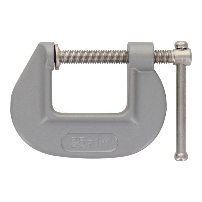 三共コーポレーション 434013 アルミダイカストC型クランプ 25mm #820424 1個（ご注文単位1個）【直送品】