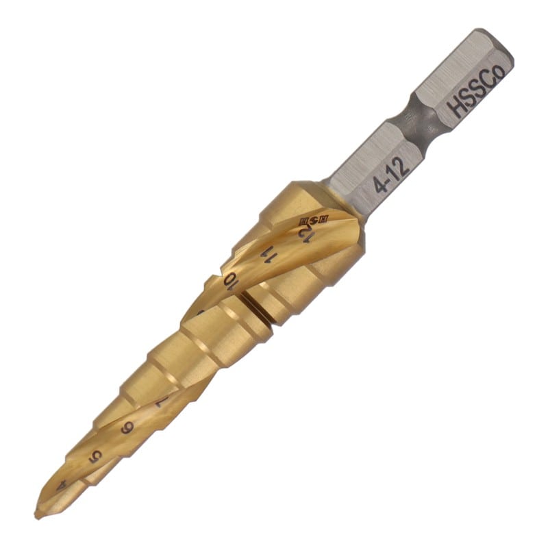 三共コーポレーション 434231 スパイラル式ステップドリル 9段 4-12mm #315337 1個（ご注文単位1個）【直送品】