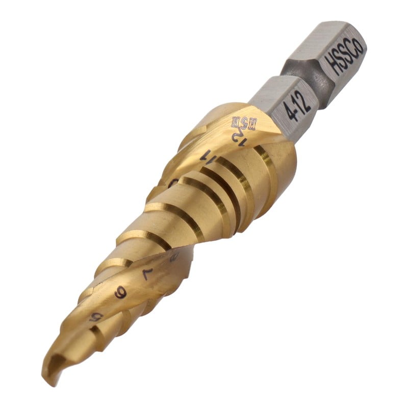 三共コーポレーション 434231 スパイラル式ステップドリル 9段 4-12mm #315337 1個(ご注文単位1個)【直送品】