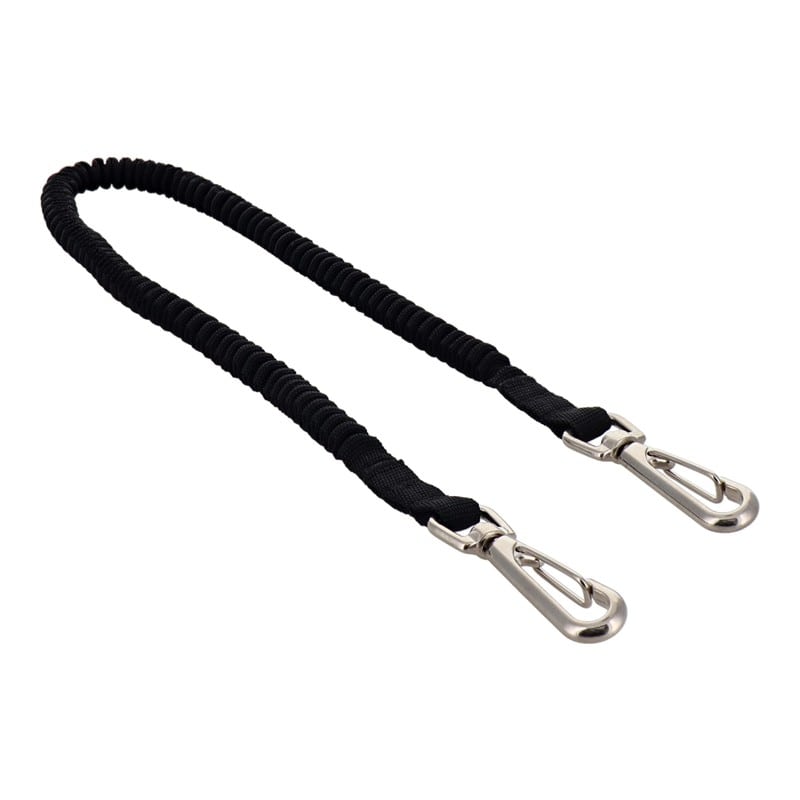 三共コーポレーション 434462 布製安全コード使用荷重1kg フック2個 BK #315661 1個（ご注文単位1個）【直送品】